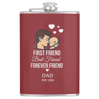 Personalized Dad water Bottle Hip Flask