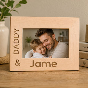 Personalized Daddy and Son Picture Frame