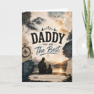 Personalized Daddy Appreciation Greeting Card