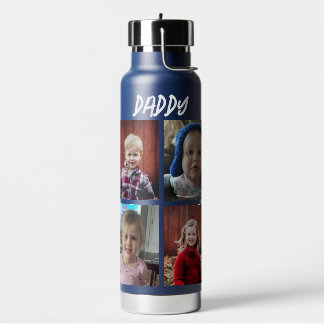Personalized Daddy | Children's Photos Water Bottle