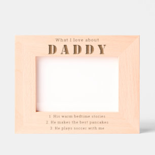 Personalized Daddy Daughter/Son Photo Frame