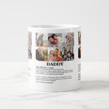 Personalized Daddy Definition 6 Photo Collage