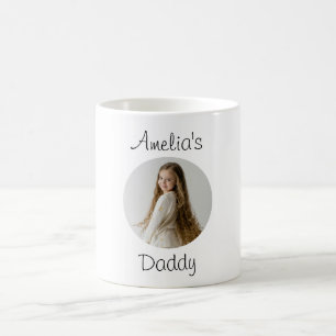 Personalized Daddy Gift – Custom Child Face -  Coffee Mug