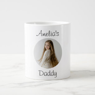 Personalized Daddy Gift – Custom Child Face -  Large Coffee Mug