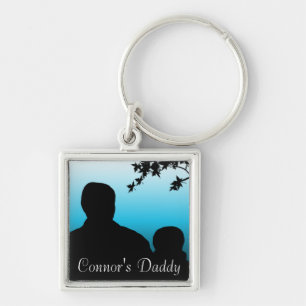 Personalized Daddy Keychain
