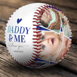 Personalized "Daddy & Me" Photo Baseball