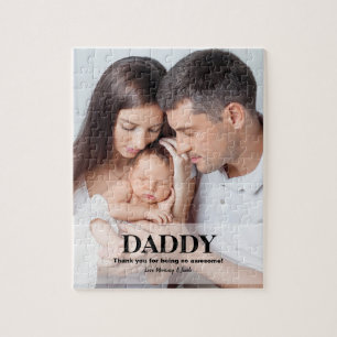 Personalized Daddy photo Father's day Gift Idea  Jigsaw Puzzle