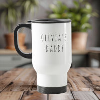 Personalized Daddy Photo Travel Mug | Custom Gift