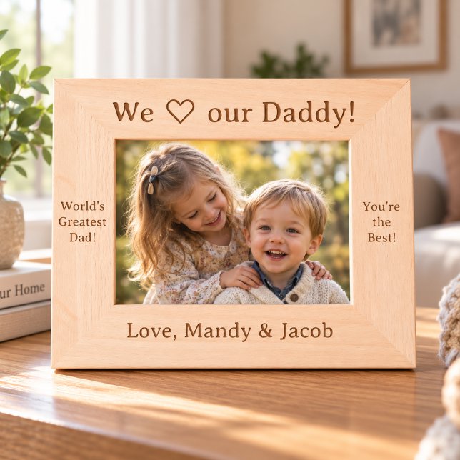 Personalized Daddy Picture Frame (Creator Uploaded)