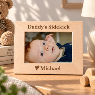 Personalized Daddy’s Sidekick Picture Frame