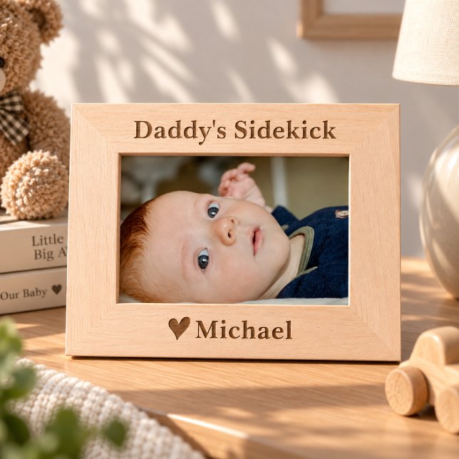 Personalized Daddy’s Sidekick Picture Frame (Creator Uploaded)