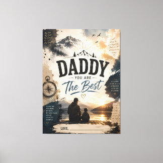 Personalized Daddy You Are The Best Wall Art