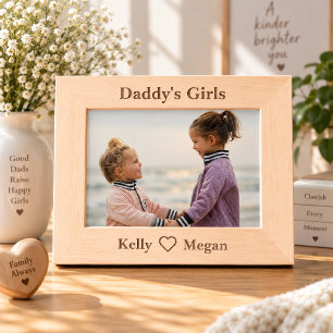 Personalized Daddy's Girls Picture Frame