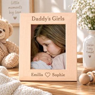 Personalized Daddy's Girls Picture Frame