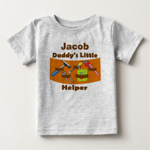 Personalized "Daddy's Little Helper" Baby T-Shirt