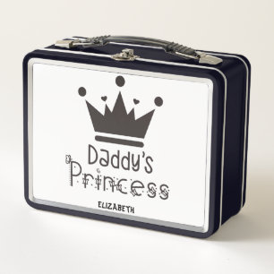 Personalized Daddy's Princess Lunch Box