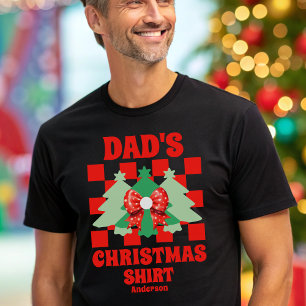 Personalized Dad's Christmas Shirt