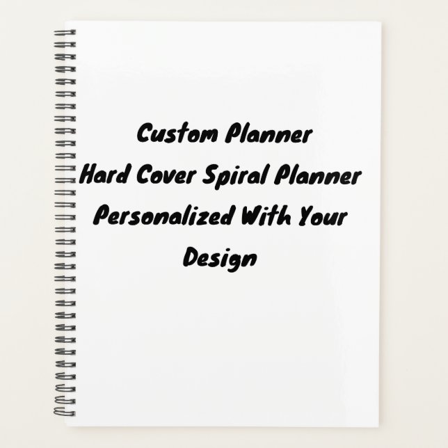 Personalized Daily Planner Journal, Custom Planner (Front)