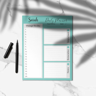 Personalized Daily planner Notepad