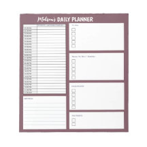 Personalized Daily Planner To Do List Organizer