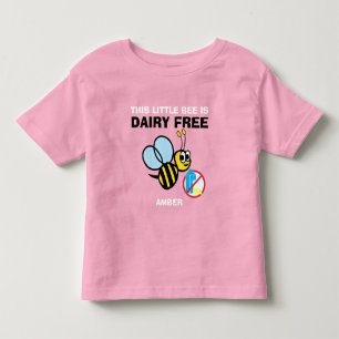 Personalized Dairy Free Bumble Bee Alert Shirt