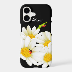 Personalized Daisies and Ladybugs iPhone 7 case