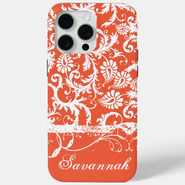 Personalized Damask iPhone 6 case-You Choose Colou Case-Mate iPhone Case (Back)