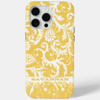 Personalized Damask iPhone Cover-You Choose Colour