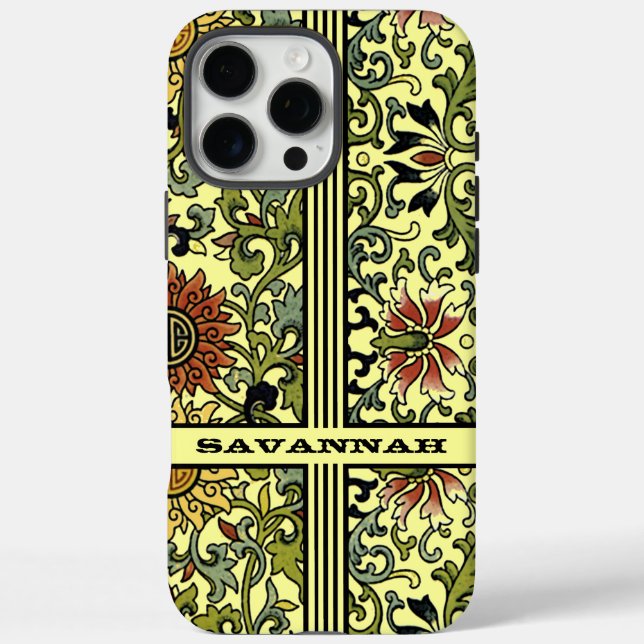 Personalized Damask iPhone Cover-You Choose Colour Case-Mate iPhone Case (Back)