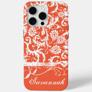 Personalized Damask iPhone Cover-You Choose Colour iPhone 15 Pro Max Case