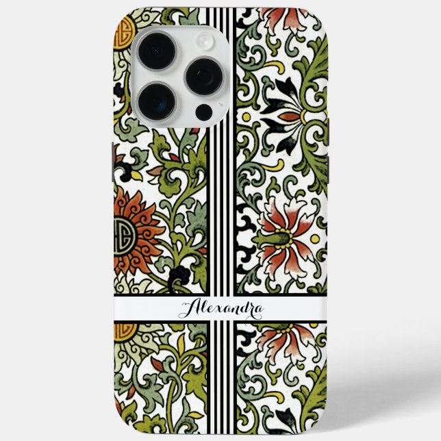 Personalized Damask iPhone You Choose Colour Case-Mate iPhone Case (Back)