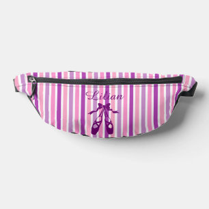 Personalized Dance Bag with Name Purple Ballet