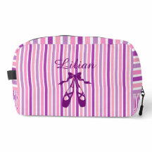 Personalized Dance Bag with Name Purple Ballet 