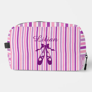 Personalized Dance Bag with Name Purple Ballet 