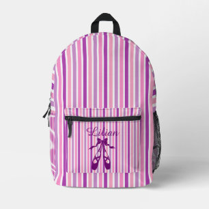 Personalized Dance Bag with Name Purple Ballet