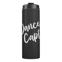 Personalized Dance Captain Choreographer Black