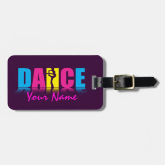Personalized Dance Dancer Luggage Tag
