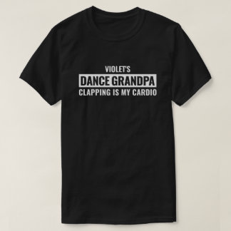 Personalized Dance Grandpa for Men Custom Gift T-Shirt