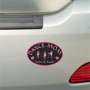Personalized Dance MOM Car Magnet