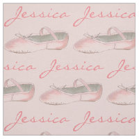 Personalized Dance Pink Ballet Slipper Ballerina