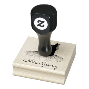 Personalized Dance Teacher Gift Ballet Tutu Stamp
