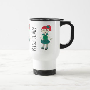 Personalized Dance Teacher Gift Tap Recital Dancer Travel Mug