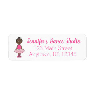Personalized Dance Teacher Studio Pink Ballerina
