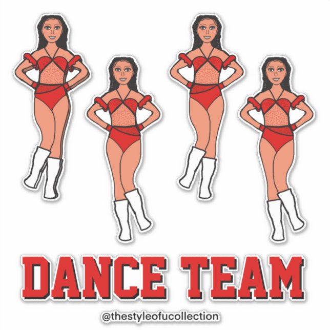 Personalized Dance Team Rose Stones #2 (Front)