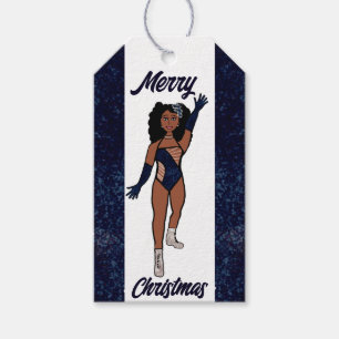 Personalized Dancer Gift Tag Indigo A