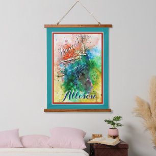 Personalized Dancer  Hanging Tapestry