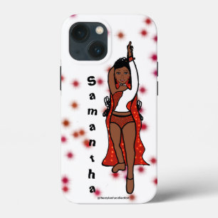 Personalized Dancer iPhone  /iPad case Red Cape