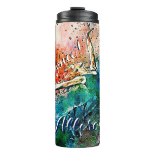 Personalized dancer thermal tumbler