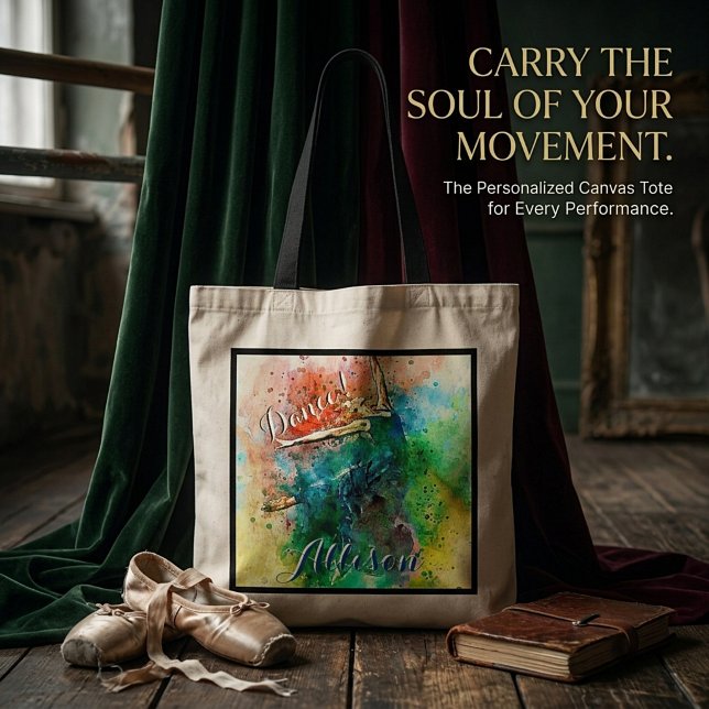 Personalized dancer  tote bag (Creator Uploaded)