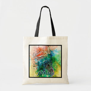 Personalized dancer  tote bag